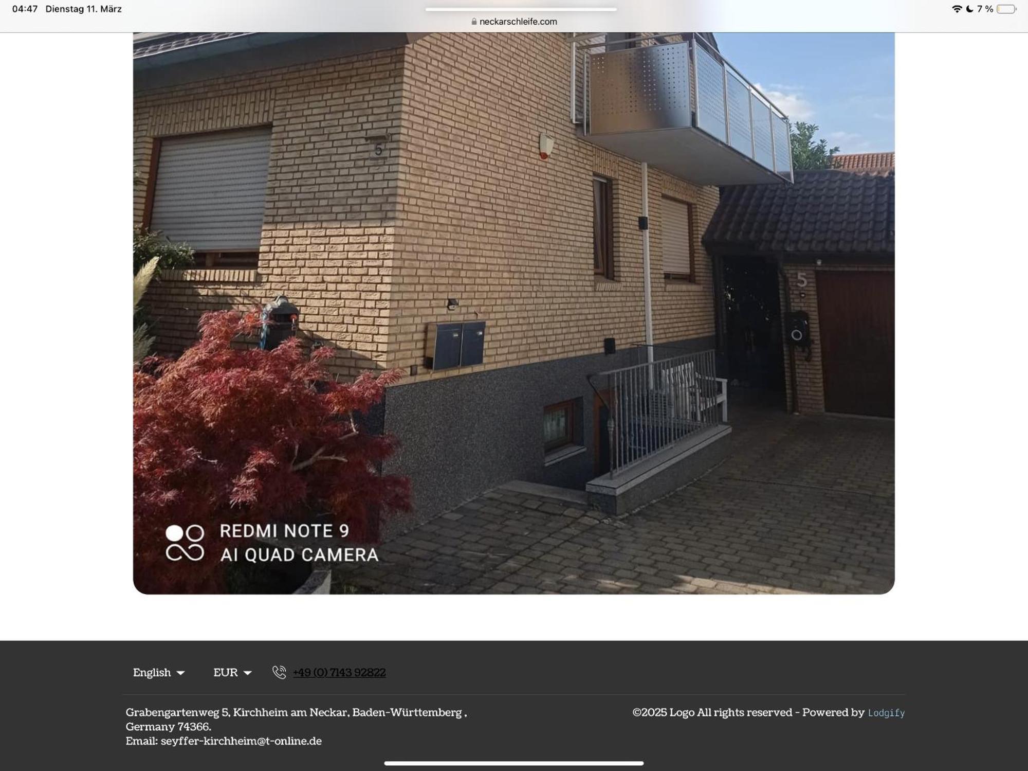 Moderne Ferienwohnung Neckarschleife Mit Klimaanlage Kirchheim am Neckar Eksteriør bilde